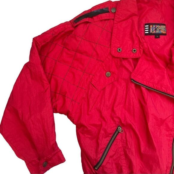 VINTAGE 80s Batwing RE Sport Windbreaker Quilted Jacket - Picture 6 of 8